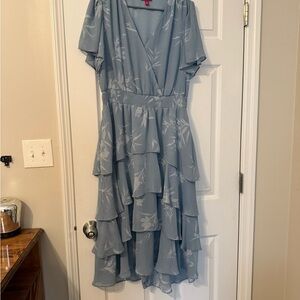 Vince Camuto Light Blue Floral Dress